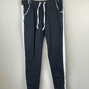EUC JW Style Womens Black and White Sweatpants Size M